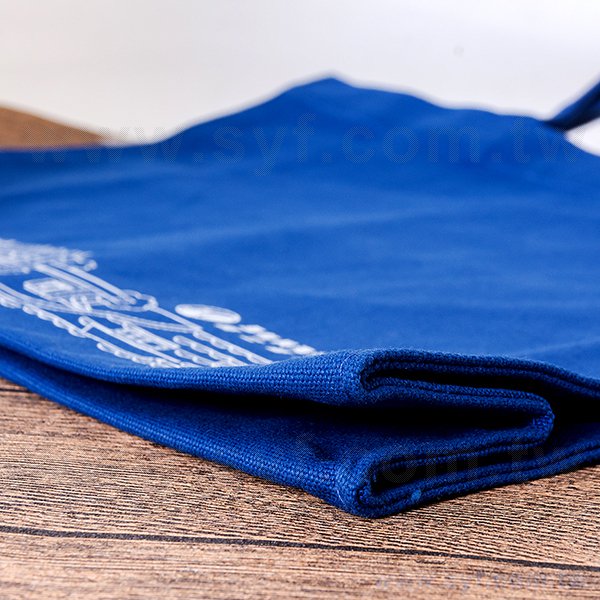 方型帆布袋-單色帆布印刷-藍色帆布手提袋-批發客製化帆布包-8646-8